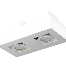 Models double rectangular halogen light